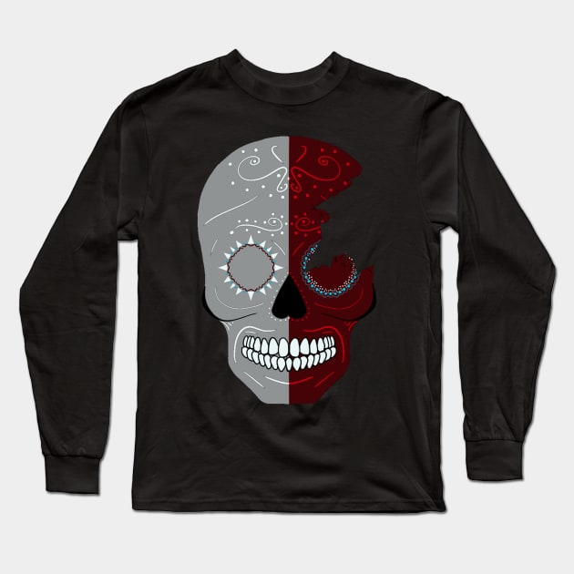 Shoto De Los Muertos Long Sleeve T-Shirt by RumorsOfIcarus